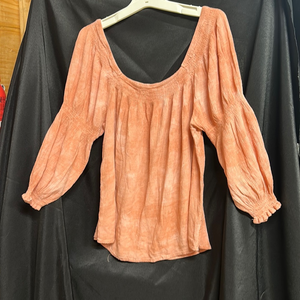 Large,  off shoulder, long sleeve top